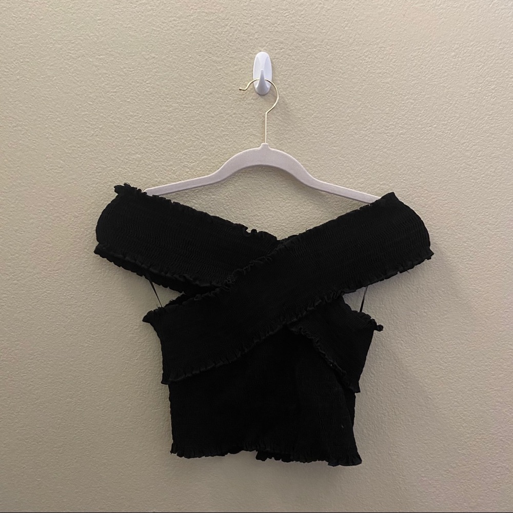 Urban Outfitters Cross Shoulder Top